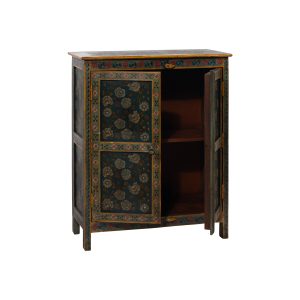 Zafferano Tableware Liolà Tavolino Vassoio Bianco Gambe Legno Naturale Basso 47,5 Cm Bianco/Naturale