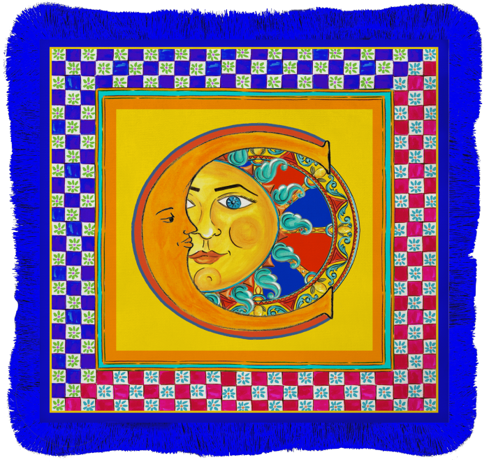 Baci Milano ORTIGIA Tovaglietta americana 38x38cm lettera C