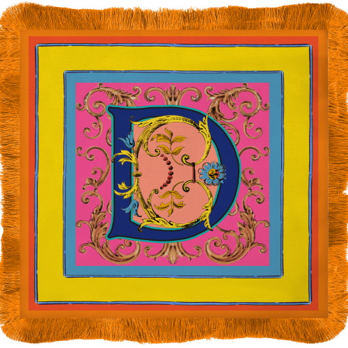 Baci Milano ORTIGIA Tovaglietta americana 38x38cm lettera D