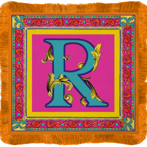 Baci Milano ORTIGIA Tovaglietta americana 38x38cm lettera R