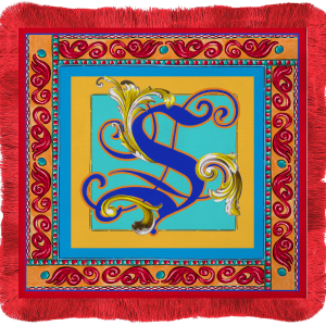 Baci Milano ORTIGIA Tovaglietta americana 38x38cm lettera D