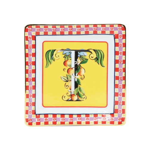 Baci Milano ORTIGIA Svuotatasche 15x15cm  lettera T