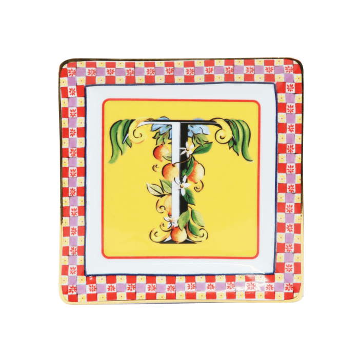 Baci Milano ORTIGIA Svuotatasche 15x15cm  lettera T