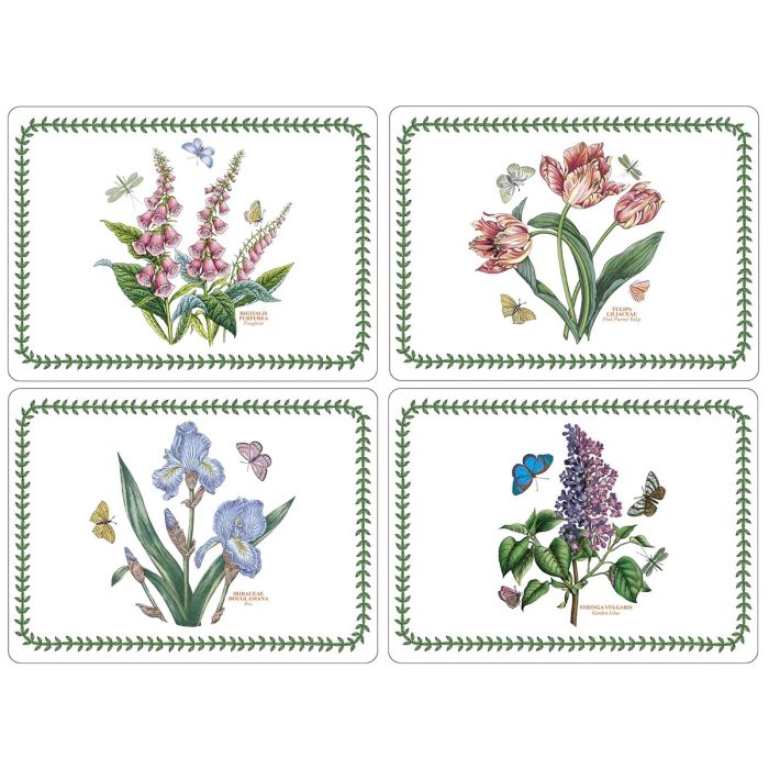 Portmeirion BOTANIC GARDEN Set 4 tovagliette segnaposto