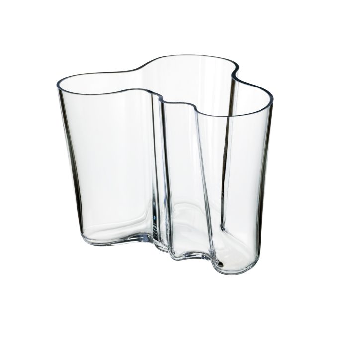 Iittala Aalto vaso h 16 cm dark grey