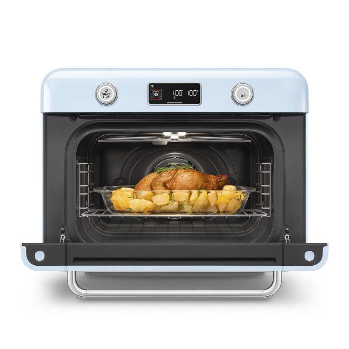 Smeg Forno combinato a vapore - azzurro