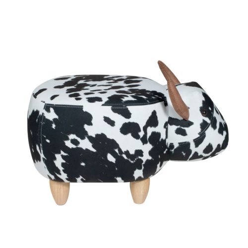 Novità Home pouf bue nero/bianco nero/bianco