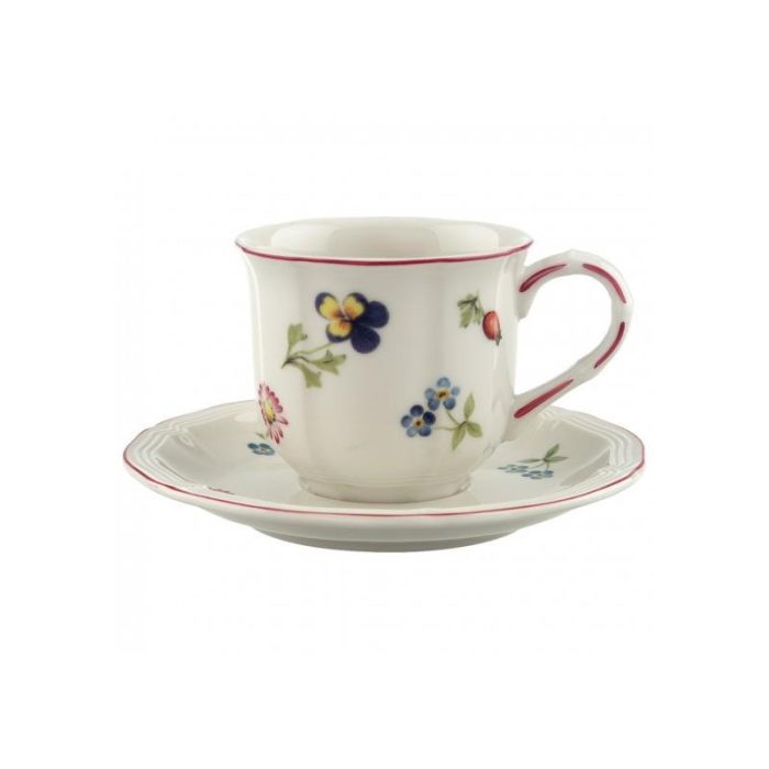 Villeroy & Boch PETITE FLEUR Tazza espresso 0,10L con piattino