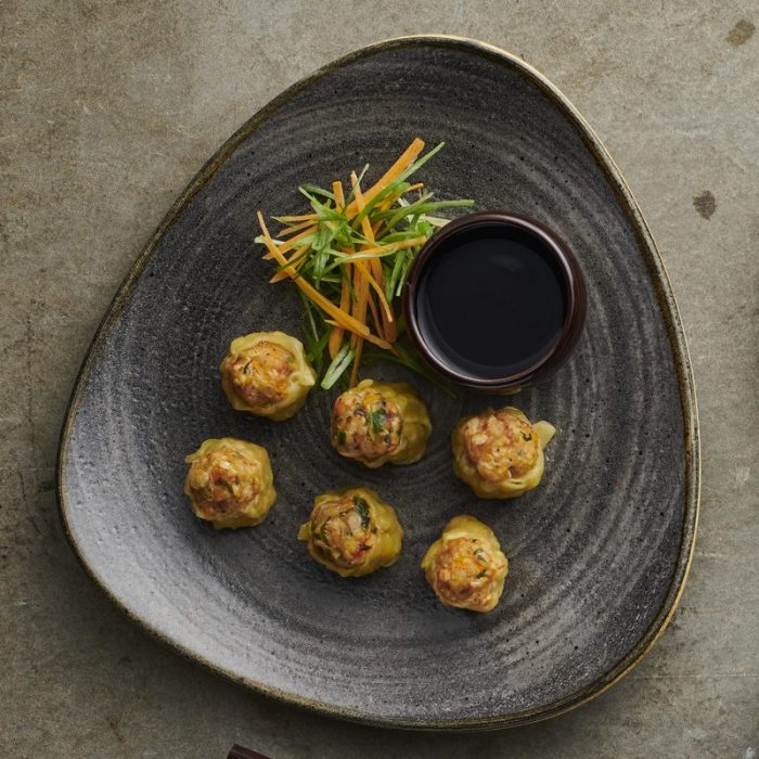 Churchill STONECAST Kit 6 piatti LOTUS 22,9cm - raw black