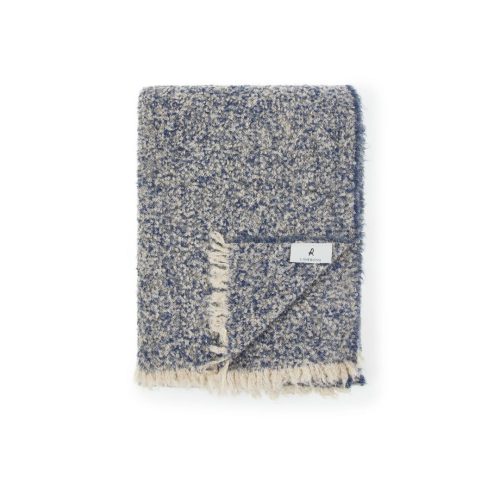 Lanerossi Bogotà Plaid alpaca antracite-blu