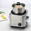 RICE COOKER cuoci riso per 6 persone - acciaio acciaio