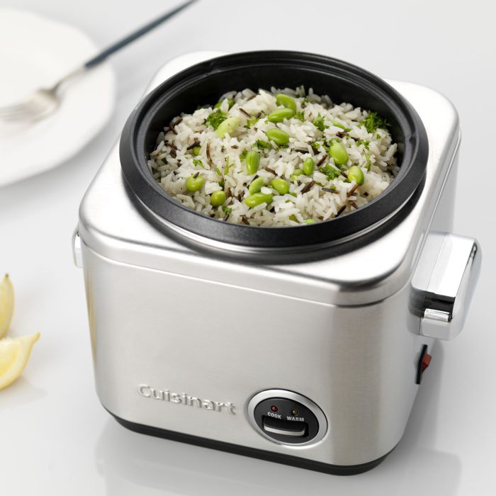 RICE COOKER cuoci riso per 6 persone - acciaio acciaio