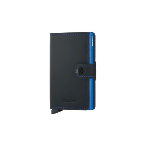 Miniwallet-Matte-Black-Blue.jpg Secrid MINIWALLET Portafoglio - matte black-blue