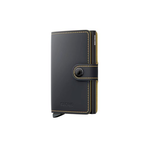 Secrid MINIWALLET Portafoglio - matte black-ochre