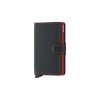 Secrid MINIWALLET Portafoglio - matte black-red