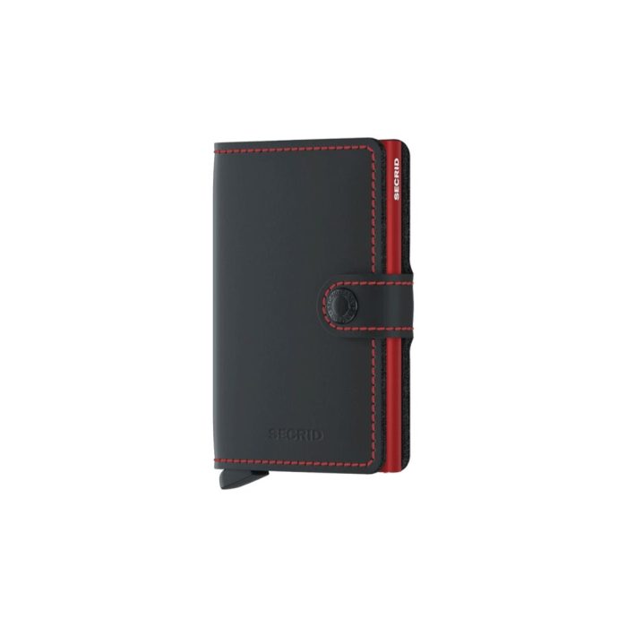 Secrid MINIWALLET Portafoglio - matte black-red