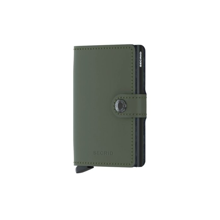 Miniwallet-Matte-Green-Black.jpg Secrid MINIWALLET Portafoglio - matte green-black