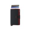 Secrid MINIWALLET Portafoglio - matte black-red