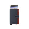 Secrid MINIWALLET Portafoglio - matte nightblue-orange