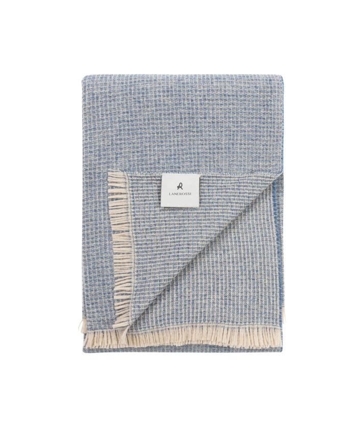 Lanerossi Moon Plaid 100% extrafine merino blu