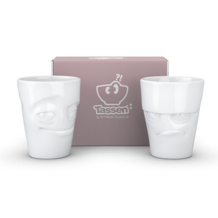 Tassen GRUMPY & IMPISH SET 2 MUG 350ML SENZA MANICO N.1