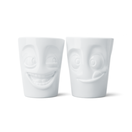 Tassen JOKING & TASTY SET 2 MUG 350ML SENZA MANICO N.3