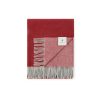 Lanerossi Ulisse Plaid 100% lana extrafine merino bordeaux