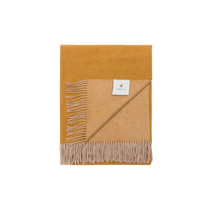 Lanerossi Ulisse Plaid 100% lana extrafine merino  bruciato