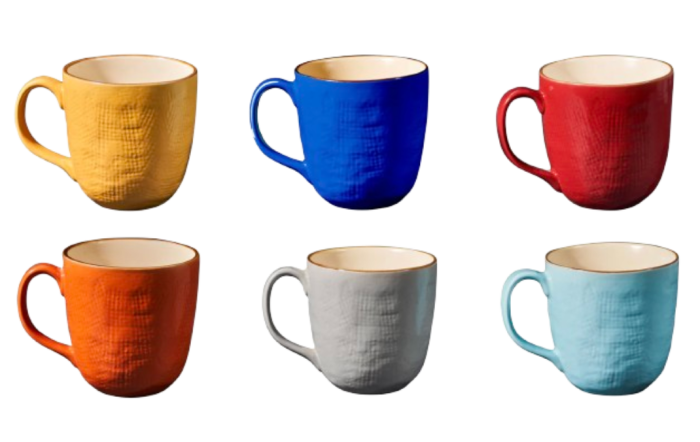 Novità Home MEDITERRANEO Tazza orzo senza piatto 9x9x10cm colori assortiti