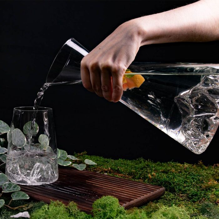 Alaskan  TOPOGRAPHIC Caraffa per acqua Everest