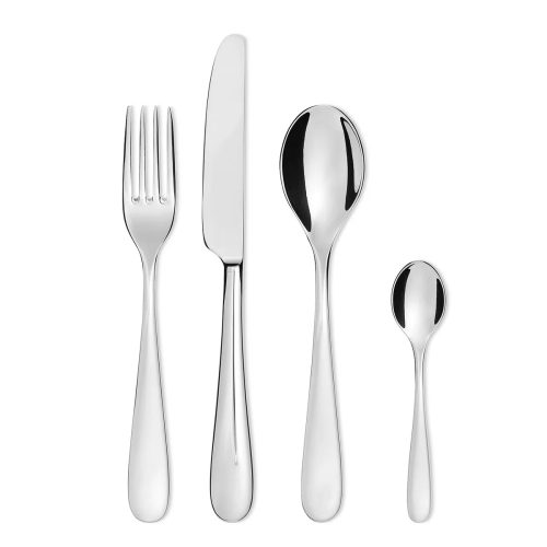 Alessi NUOVO MILANO Set posate per 6 persone 24 pezzi manico monoblocco
