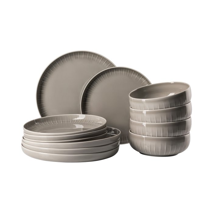 Arzberg JOYN Kit piatti per 6 persone 19 pezzi - grigio grigio