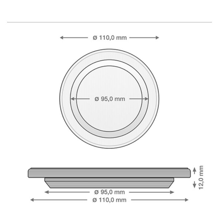 Weck #748 vasetto 100ø 1062ml trasparente
