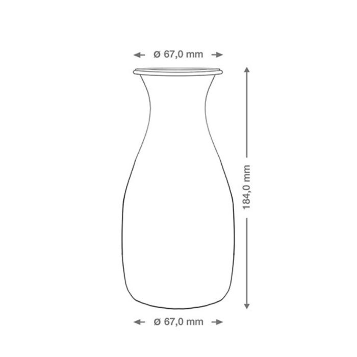 Weck #764 vasetto 60ø 530ml trasparente
