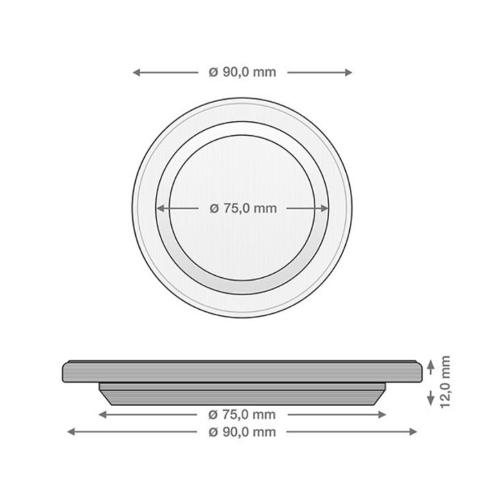 Weck #905 vasetto 80ø 600ml trasparente