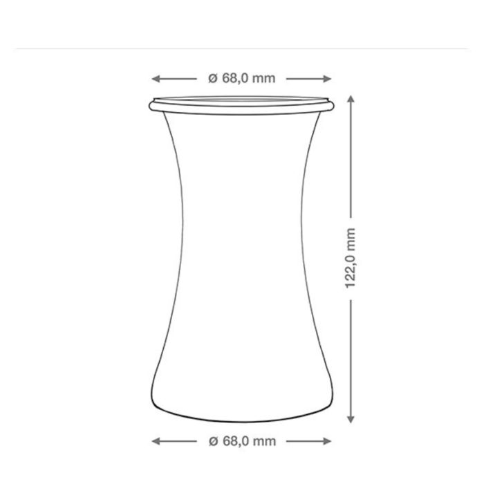 Weck #995 vasetto 60ø 200ml trasparente