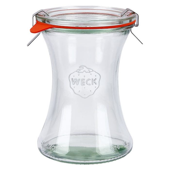 Weck #996 vasetto 80ø 370ml trasparente