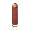 Orbitkey Waxed canvas portachiavi brick red/rose gold
