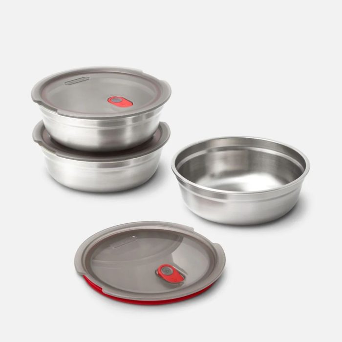 Black+Blum MULTI-FUNCTION acciaio grande 950ml grigio/rosso