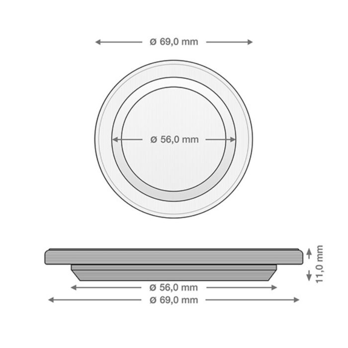 Weck #762 vasetto 60ø 220ml trasparente