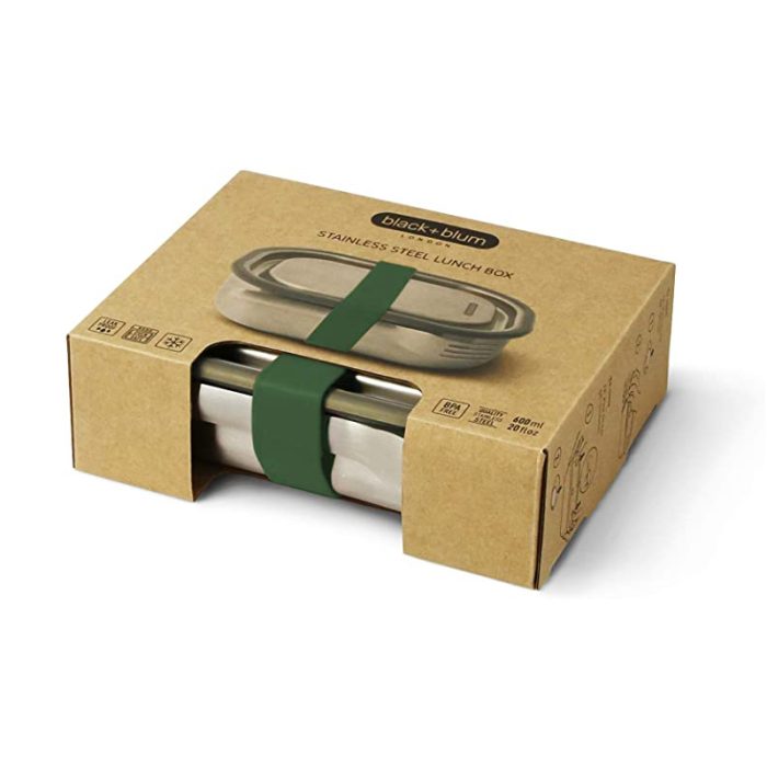 Black+Blum LUNCH BOX acciao piccola 600ml olive