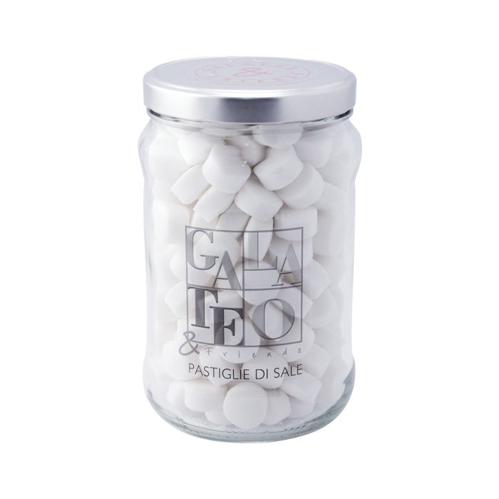 Galateo & Friends Pastiglie di sale in barattolo vetro da 1,6kg