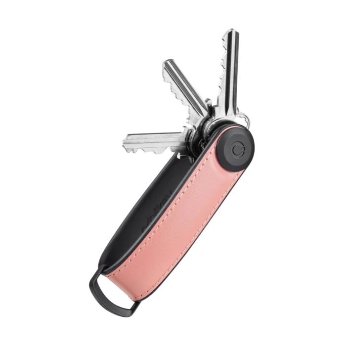 8032397047926.jpg Orbitkey Hybrid leather portachiavi pastel pink/black