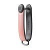 80323970479261.jpg Orbitkey Hybrid leather portachiavi pastel pink/black