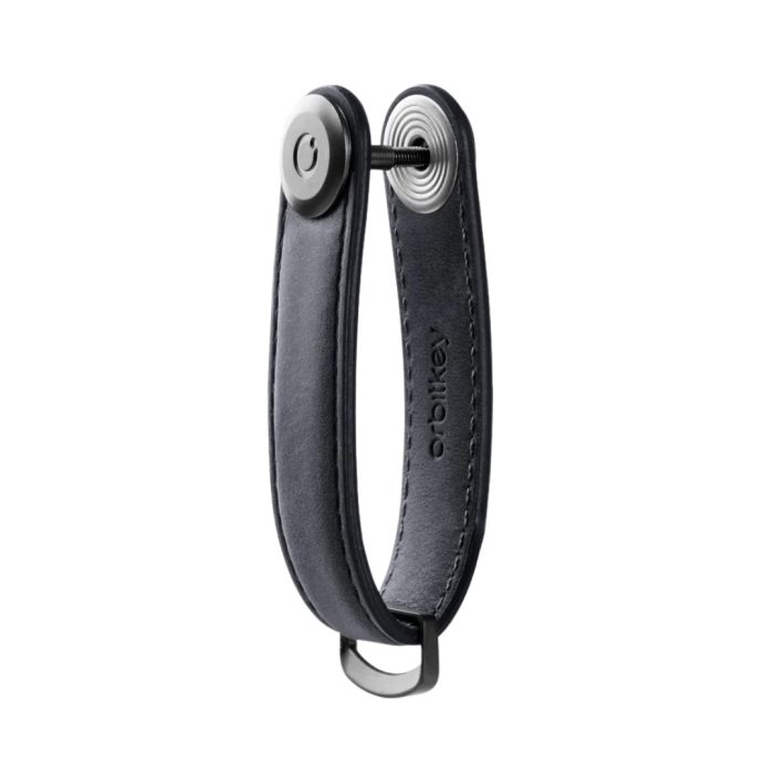 Orbitkey Leather crazy horse portachiavi steel grey