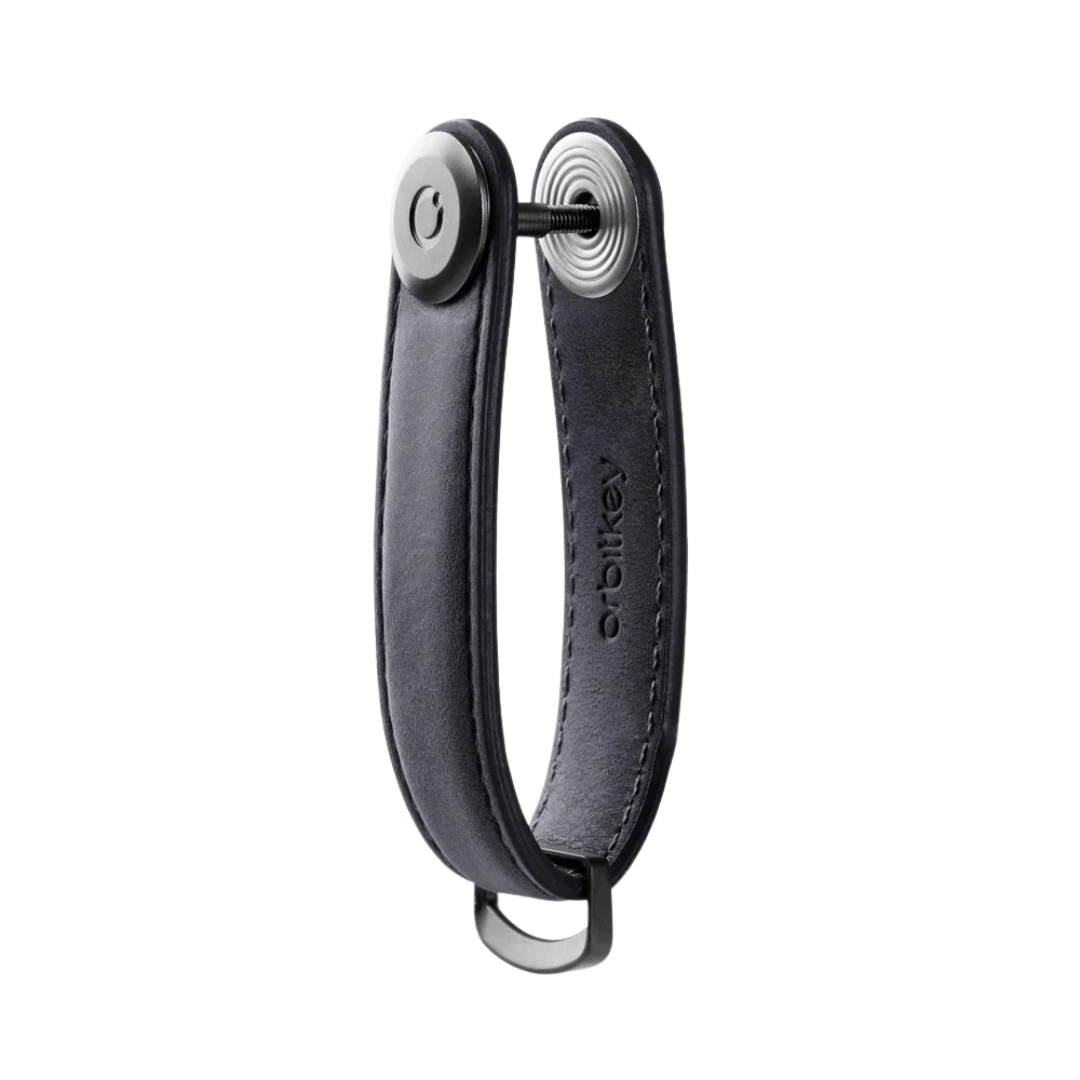 Orbitkey Leather crazy horse portachiavi steel grey - immagine 3