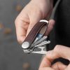 Orbitkey Portachiavi original espresso / silver