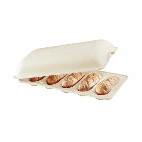 Emile Henry Mini Baguette Baker - Bianco Linen