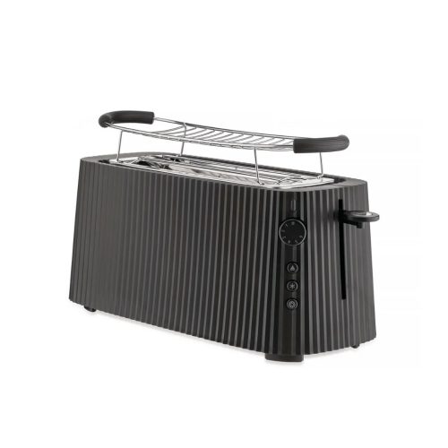 MDL15-B.jpg Alessi PLISSÉ Tostapane lungo nero