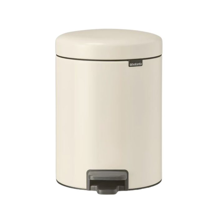 Brabantia NEWICON Pattumiera a pedale 5L - soft beige